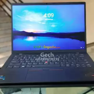 Brand New lenovo Thinkpad  X1 carbon Gen 9Intel Core i7-11th Generation Storage 512gb SSD Price in Ethiopia